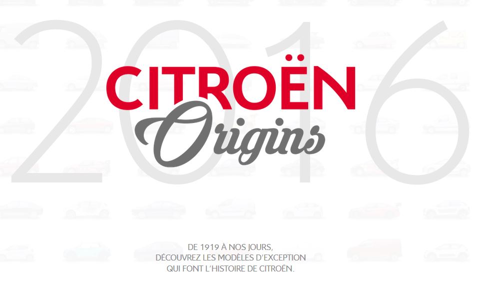 New Website: “Citroën Origins”