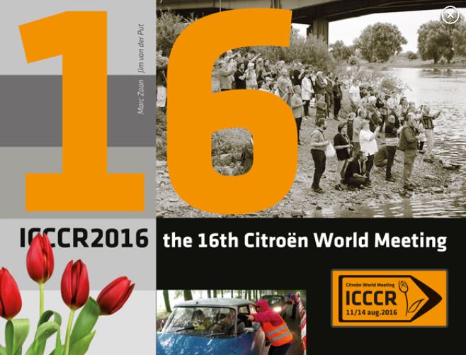 ICCCR 2016 – Citroën World Meeting NL – The Book Is Available
