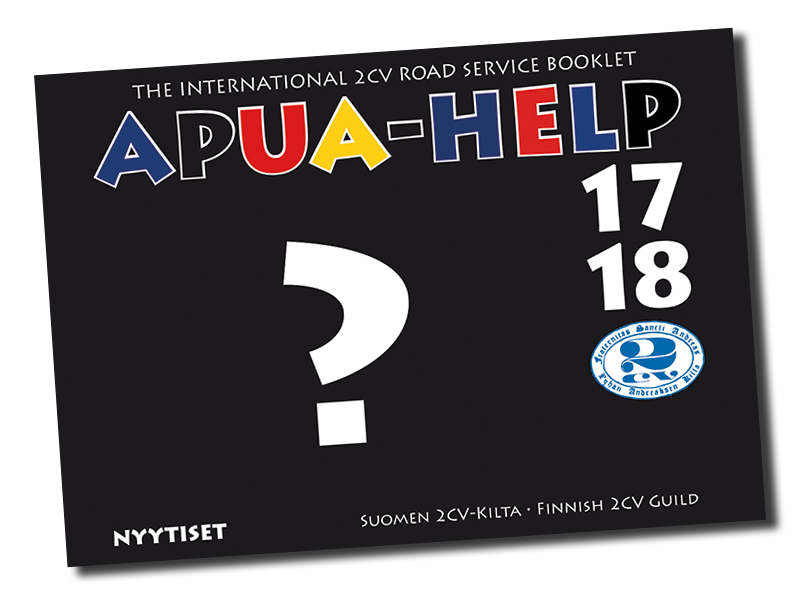 Support the 2CV Road Services Booklet “APUA-HELP”