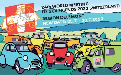 Optimism for the future – the 2CV community is strong: World Meeting 2023 in Switzerland, 2025 in Slovenia